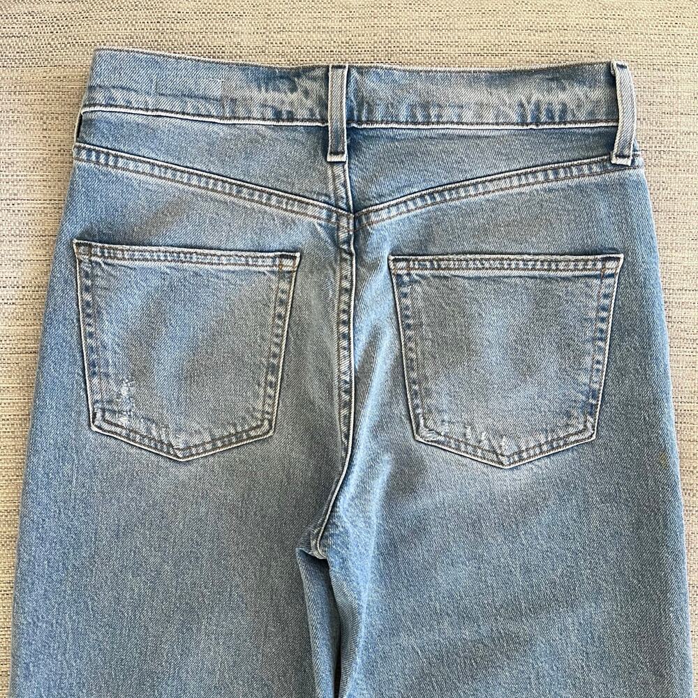 AYR The Secret Sauce Jeans Heirloom Wash 26S Relaxed Straight Leg Light Blue - Picture 8 of 8